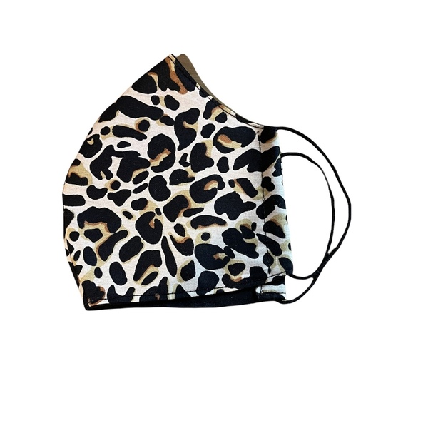 Μάσκα υφασμάτινη leopard - animal print, λαστιχάκι, προστασία, μάσκες προσώπου