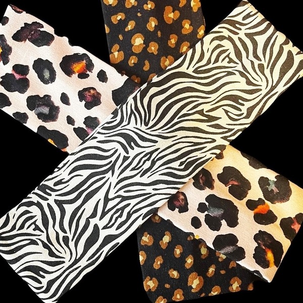 Ελαστική κορδέλα μαλλιών zebra - animal print, γυναικεία, λαστιχάκι, δώρα για γυναίκες, κορδέλες μαλλιών - 3