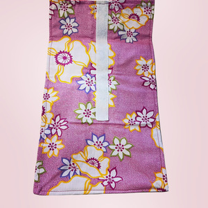Lunch bag floral ροζ - κορίτσι, φλοράλ, χειρός, δώρα για γυναίκες - 4