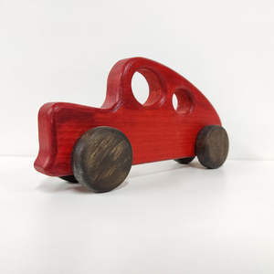 Ξύλινο αυτοκινητάκι vintage - ξύλινα παιχνίδια - 2