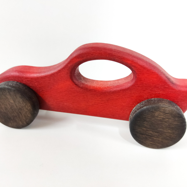 Ξύλινο αυτοκινητάκι sportscar - ξύλινα παιχνίδια - 3