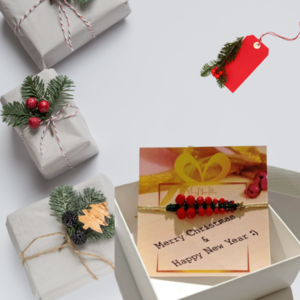 Βραχιόλι γούρι χριστουγεννιάτικο δέντρο - χάντρες, χριστουγεννιάτικα δώρα, χεριού, αυξομειούμενα, γούρια - 5