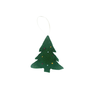 Χριστουγεννιάτικο στολίδι από τσόχα- Χριστουγεννιάτικο Δέντρο - δέντρο, ύφασμα, στολίδια, χριστουγεννιάτικο