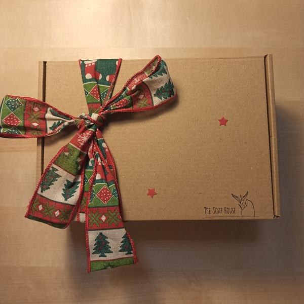 Christmas Box - Melomakarono (Limited Edition) - γούρι, δώρο, κεριά, αρωματικό σαπούνι, γούρια - 3