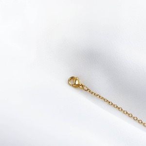 πέρλα: κοντό ατσάλινο κολιέ σε χρυσό χρώμα - μήκος: από 35,5cm μέχρι 54,5cm - αλυσίδες, επιχρυσωμένα, κοντά, ατσάλι, πέρλες - 2
