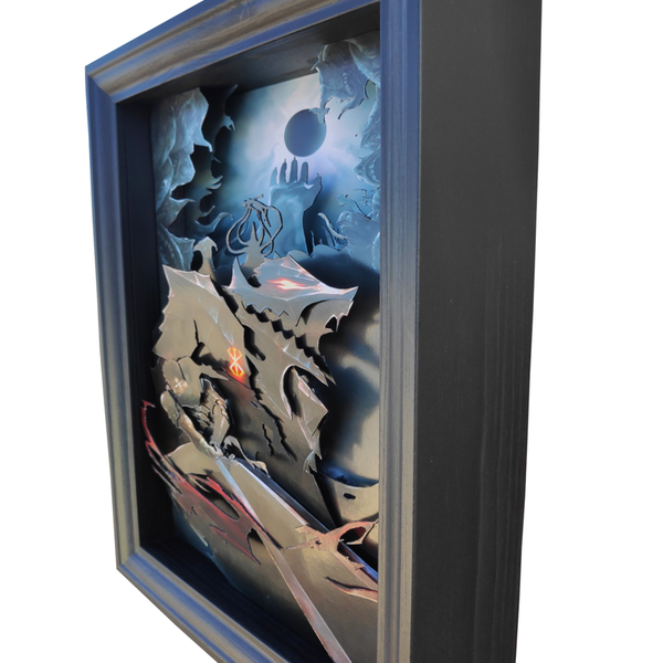 Berserk 3D Diorama,20x25x5,από παχύ χαρτί υψηλής ποιότητας. - πίνακες & κάδρα, 3d - 2