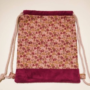 flower blossom bag - ύφασμα, πλάτης, φλοράλ, all day - 2