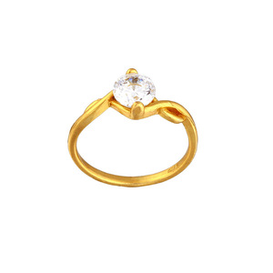 Μίνιμαλ δαχτυλίδι αρραβώνων σε ατόφιο χρυσάφι 9Κ με τεχνητό διαμάντι. - ημιπολύτιμες πέτρες, επιχρυσωμένα, ασήμι 925, άπειρο, σταθερά - 2