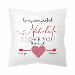 Διακοσμητικό μαξιλάρι για το Νίκο ή τη Νικολέτα - personalised, μαξιλάρια