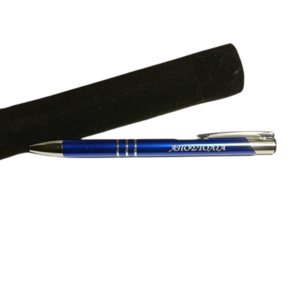 Στυλό μεταλλικό μπλέ με θήκη ονομαστικό - αξεσουάρ γραφείου