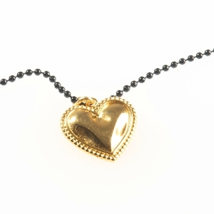 *Golden heart 2k22* - charms, επιχρυσωμένα, ορείχαλκος, κοντά