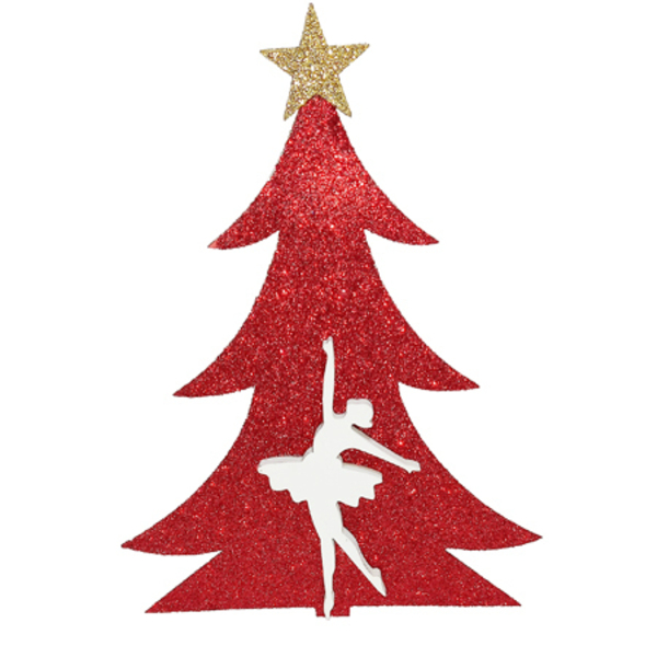 Χριστουγεννιάτικο δέντρο από χαρτόνι 280gr glitter - ξύλο, στολίδια, δέντρο - 2