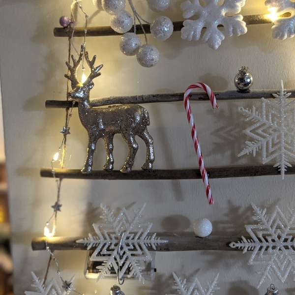 Ξύλινο κρεμαστό Χριστουγεννιάτικο δέντρο - ξύλο, στεφάνια, χριστουγεννιάτικο δέντρο, διακοσμητικά, δέντρο - 5