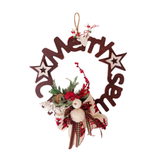 Στεφάνι χριστουγεννιάτικο ξύλινο mtf merry Christmas 30εκ.διαμετρος - ξύλο, στεφάνια, διακοσμητικά, χριστουγεννιάτικα δώρα