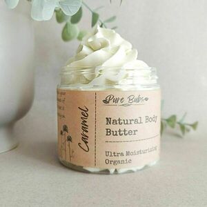 Caramel Organic Body Butter - δώρο, χειροποίητα, κρέμες σώματος - 3