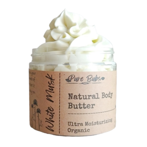 White Musk Organic Body Butter - δώρο, χειροποίητα, κρέμες σώματος