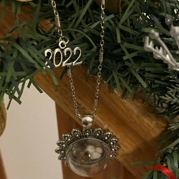 Κολιέ μακρύ Xmas Μελομακάρονα & Κουραμπιέδες από πηλό - charms, επάργυρα, πηλός, μακριά, χριστουγεννιάτικα δώρα - 3