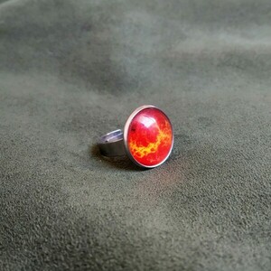 "Αφροδίτη" - Δαχτυλίδι Πλανήτης 16cm (Ατσάλι) - ατσάλι, αυξομειούμενα, φθηνά - 2