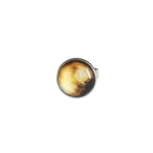"Πλούτωνας" - Δαχτυλίδι Πλανήτης 16cm (Ατσάλι) - ατσάλι, αυξομειούμενα, φθηνά