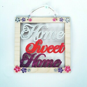 Ταμπέλα Home Sweet Home - διακοσμητικά