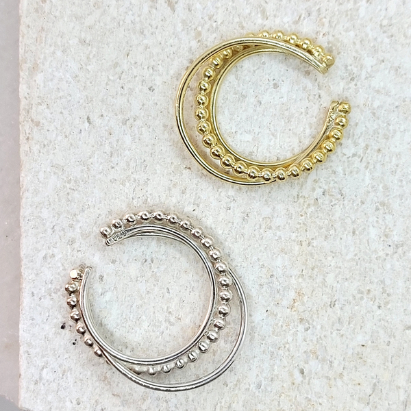 Δαχτυλίδι Selena (ασήμι 925, Επιχρυσωμένο) - ασήμι, επιχρυσωμένα, ασήμι 925, βεράκια, αυξομειούμενα - 5