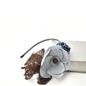 Στέκα με γαλάζιο λουλούδι - στέκες, λουλούδια, δώρο