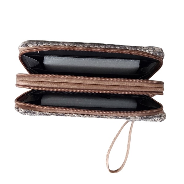 Lady fashion wallet - χειρός, πλεκτές τσάντες - 3