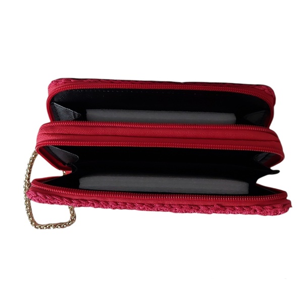 RED WALLET 2 ZIPPER - πορτοφόλια - 2