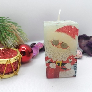 Χριστουγεννιάτικο κερί άρωμα 8cm 167 gm - αρωματικά κεριά - 2