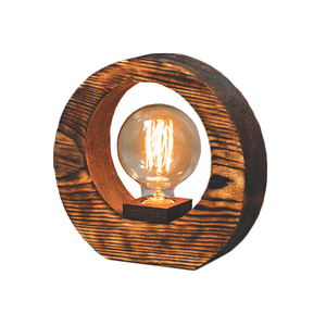 Ξύλινο διακοσμητικό φωτιστικό decor - ξύλο, πορτατίφ