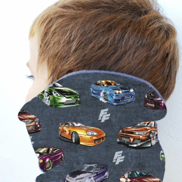 Neck warmer / παιδικός λαιμός FAST AND FURIUS COLORS - λαιμοί, αγόρι, αγορίστικο - 3