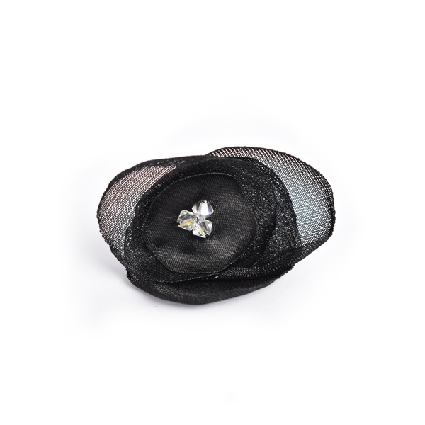 Δαχτυλίδι με μαύρο λουλούδι - ημιπολύτιμες πέτρες, λουλούδι, ατσάλι, ιδεά για δώρο, αυξομειούμενα