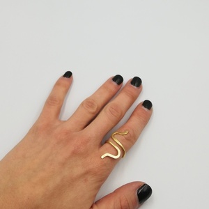 Ισιδα δαχτυλίδι από ορείχαλκο - ορείχαλκος, δώρο, μεγάλα, αυξομειούμενα, φθηνά - 4