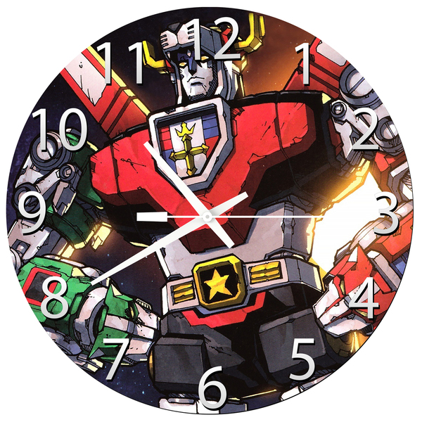 Ρολοι τοιχου Voltron απο ξυλο κοντρα πλακε - ξύλο, ρολόι, δώρο, διακόσμηση, τοίχου