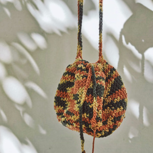 Roca Crochet Bag Eco Friendly - ύφασμα, ώμου, πουγκί, πλεκτές τσάντες, μικρές - 4