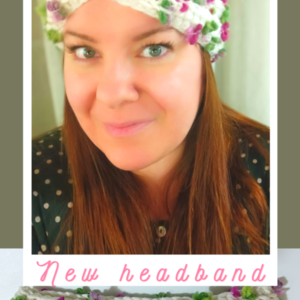 Πλεκτή γυναικεία κορδέλα μαλλιών λευκή με λουλούδια - μαλλί, δώρα για γυναίκες, headbands - 3