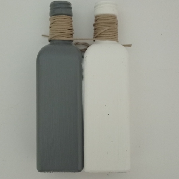 Γυάλινα διακοσμητικά μπουκαλάκια "Άγιος Βαλεντίνος". Διάσταση Πλ7 Χ Υ13 - γυαλί, διακοσμητικά μπουκάλια - 2