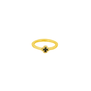 Δαχτυλίδι Βεράκι "Cross" - επιχρυσωμένα, ορείχαλκος, επάργυρα, βεράκια, σταθερά - 3