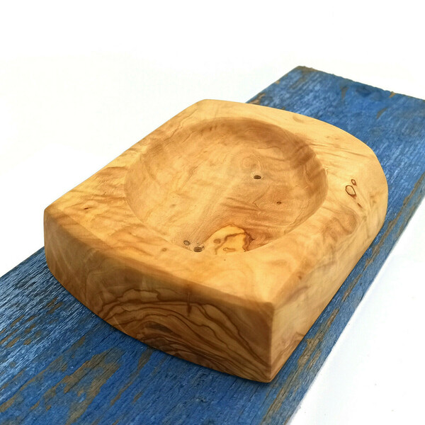 Σαπουνοθήκη από ξύλο ελιάς, χειροποίητη, μοναδική - μοναδικό, χειροποίητα - 5