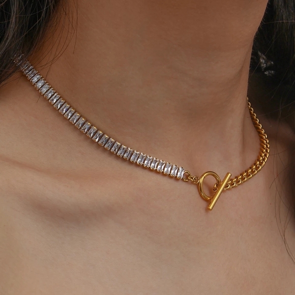 Locker jewels necklace - αλυσίδες, κοντά, ατσάλι