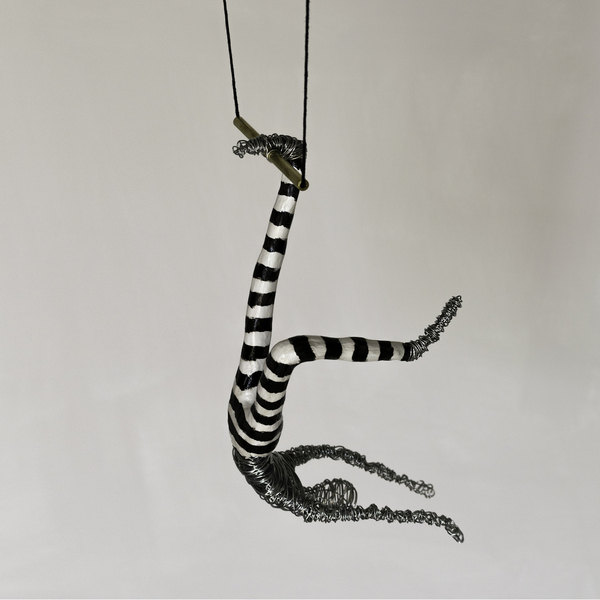 Circus Acrobat Wire Sculpture - δώρο, μεταλλικό, διακοσμητικά - 2