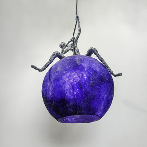 Art Pendant Lighting with Wire Sculpture - οροφής - 5