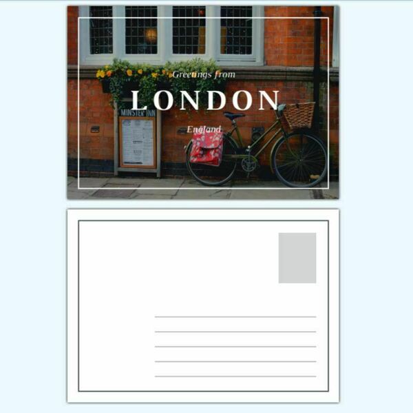 Card postal - Greetings from London - κάρτες, καλλιτεχνική φωτογραφία, ευχετήριες κάρτες - 3