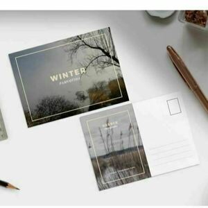 Card postal - Winter - φωτογραφία, κάρτες, καλλιτεχνική φωτογραφία, ευχετήριες κάρτες