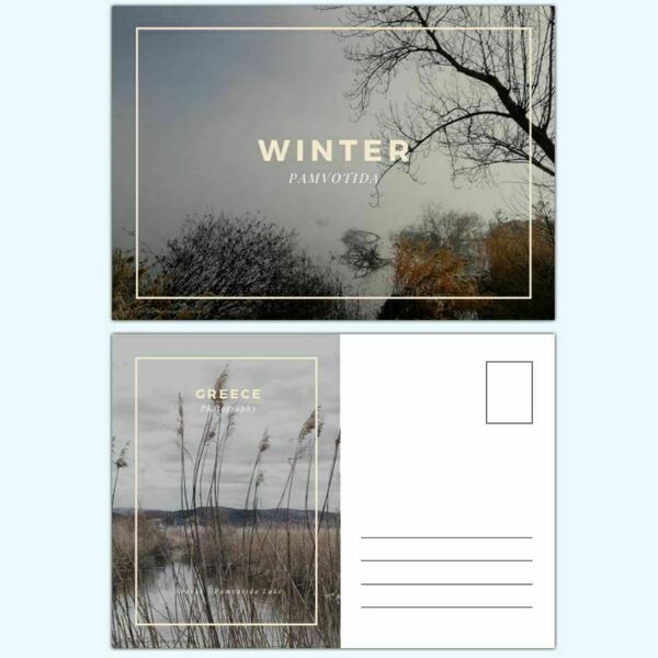 Card postal - Winter - κάρτες, καλλιτεχνική φωτογραφία, ευχετήριες κάρτες - 3