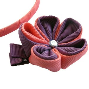 Set No Slip Clip 3d και στέκα μαλλιών Flower - αξεσουάρ μαλλιών, hair clips