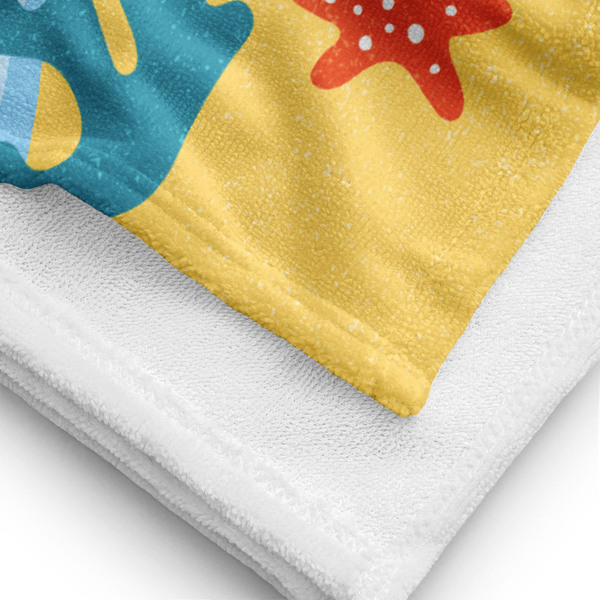 Παιδικές πετσέτες θαλάσσης απορροφητικές Θαλάσσια Ζωάκια - Πετσέτα σώματος 76 x 152 εκ - 52% βαμβάκι- 48% polyester - Looloo & Co - δώρα για παιδιά - 4