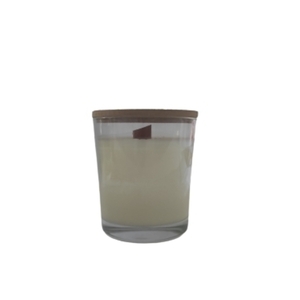 Αρωματικό κερί σόγιας σε ποτήρι με ξύλινο καπάκι - αρωματικά κεριά