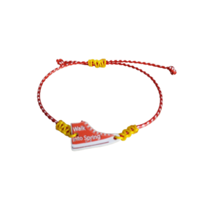 Βραχιόλι μαρτάκι με στοιχείο Plexi Walk into spring - plexi glass, μαρτάκια, χεριού, αυξομειούμενα