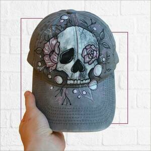 Καπέλο ζωγραφισμένο (skull) - 2